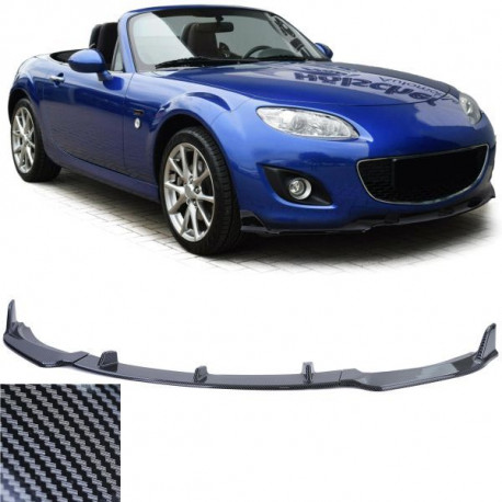Body kit e accessori visivi Spoiler paraurti anteriore carbone look per Mazda MX5 NC facelift 08-14 | race-shop.it