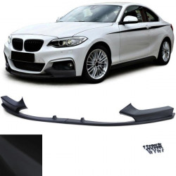 Spoiler paraurti anteriore Nero Opaco adatto a BMW 2 Series F22 F23 da 12