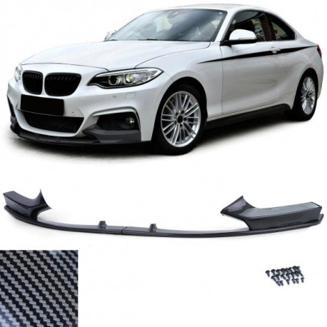Body kit e accessori visivi Spoiler paraurti anteriore carbone look adatto a BMW 2 Series F22 F23 da 12 | race-shop.it