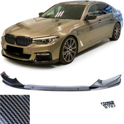 Spoiler paraurti anteriore carbone look adatto a BMW 5 series G30 G31 da 16