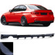 Body kit e accessori visivi Diffusore posteriore sportivo monotubo Sinistra Nero Lucido adatto a BMW 3 Series F30 Sedan | race-shop.it