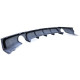 Body kit e accessori visivi Diffusore posteriore Performance Opaco Terminale di scarico su entrambi i lati per BMW 3 Series F30 11-19 | race-shop.it
