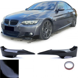 Spoiler anteriore e splitter angolare Nero Lucido adatto a BMW 3 Series E92 E93 06-10