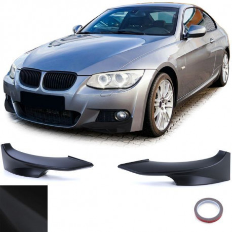 Body kit e accessori visivi RACES splitter anteriore per BMW 3 Series E92 E93 10-13, nero opaco | race-shop.it