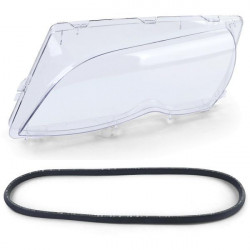 RACES vetro faro per BMW 3 Series E46 Limo Touring 01-05, sinistro