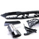 Body kit e accessori visivi Diffusore sportivo posteriore lucido Nero Terminali di scarico per Mercedes A V177 sedan | race-shop.it