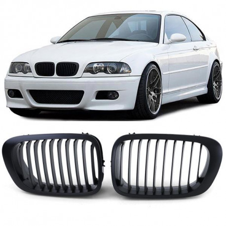 Body kit e accessori visivi Griglia sportiva Performance Opaco adatto a BMW 3 Series E46 Coupe Convertible 99-03 | race-shop.it