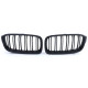 Body kit e accessori visivi RACES griglia (Sport Double Bar) per BMW 3 Series F30 F31 11-19, opaco | race-shop.it