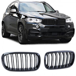 RACES griglia (Sport Double Bar) per BMW X5 F15 X6 F16, lucido