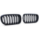 Body kit e accessori visivi RACES griglia (Sport Double Bar) per BMW X5 F15 X6 F16, opaco | race-shop.it