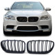 Body kit e accessori visivi Griglia sportiva del radiatore a doppia barra performance Opaca adatto a BMW F10 F11 10-17 | race-shop.it