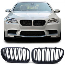 Griglia sportiva del radiatore a doppia barra performance Opaca adatto a BMW F10 F11 10-17