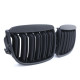 Body kit e accessori visivi RACES griglia (Sport Double Bar) per BMW 3 series E90 E91 05-08, opaco | race-shop.it