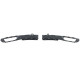 Body kit e accessori visivi Fendinebbia griglia cornice paraurti nera lucida per VW T6 15-19 con CDP | race-shop.it