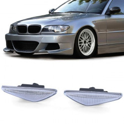 RACES frecce laterali a LED per BMW 3 Series E46 Coupe Convertible 03-07, bianco
