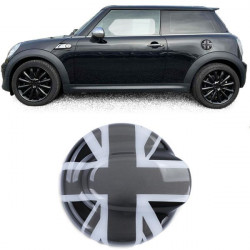 RACES copri tappo serbatoio per Mini R55 R56 R57 06-13, bianco