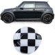 Body kit e accessori visivi RACES copri tappo serbatoio per Mini R56 R57 R58 R59 R60, nero, bianco | race-shop.it