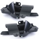 Body kit e accessori visivi Maniglie della porta apriporta all`interno della coppia Nera Sinistra Destra per VW Bus T5 03-15 | race-shop.it
