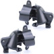 Body kit e accessori visivi Maniglie della porta apriporta all`interno della coppia Nera Sinistra Destra per VW Bus T5 03-15 | race-shop.it