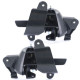 Body kit e accessori visivi Maniglie della porta apriporta all`interno della coppia Nera Sinistra Destra per VW Bus T5 03-15 | race-shop.it