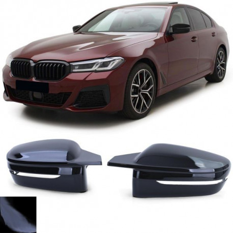 Specchietti retrovisori Le calotte degli specchietti retrovisori nero lucido per la sostituzione si adattano BMW 5 Series G30 G31 da 17 | race-shop.it