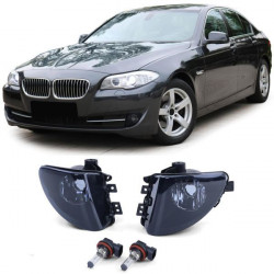 Fendinebbia H8 Coppia Nero Fumo adatta per 5 Series BMW F10 F11 10-13