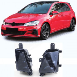 RACES fendinebbia a LED per VW Golf 7 GTI 5G1 13-20, nero-fumé