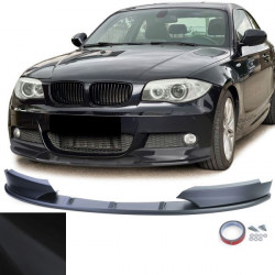 RACES splitter anteriore (Performance) per BMW 1 Series E82 E88 11-13, nero opaco