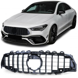 RACES griglia (Sport) per Mercedes CLA C118 from 19 (per sensori di parcheggio), nero lucido