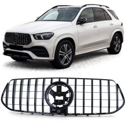 RACES griglia (Sport) per Mercedes GLE SUV V167 from 18 with Sport Package, nero lucido