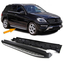 RACES pedane laterali per Mercedes ML W166 from 11, alluminio