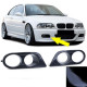 Body kit e accessori visivi RACES cornici fendinebbia per BMW 3 Series E46, nero lucido | race-shop.it
