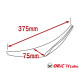 Body kit e accessori visivi ORIGIN LABO canard universali (Type EX), carbonio | race-shop.it