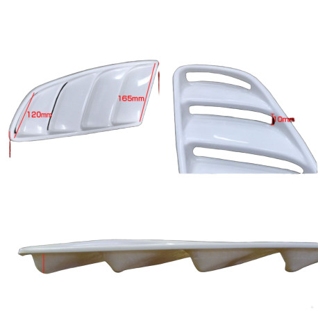 Body kit e accessori visivi ORIGIN LABO prese d’aria cofano universali (SS), carbonio | race-shop.it