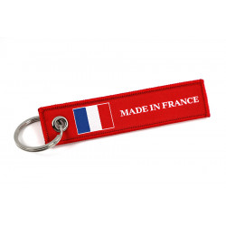 Jet tag keychain "Made in France"