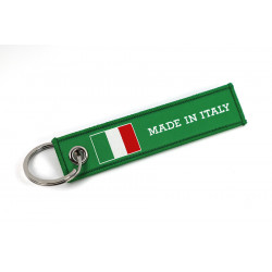 Portachiavi con Jet tag "Made in Italy"
