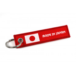 Jet tag keychain "Made in Japan"