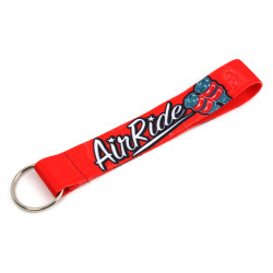 Portachiavi con cordino corto "Air Ride" - Rosso