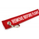 Portachiavi Portachiavi con Jet tag "Remove before flight" | race-shop.it