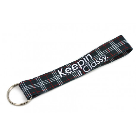 Portachiavi Portachiavi con cordino corto "Keeping it classy" - Grigio | race-shop.it