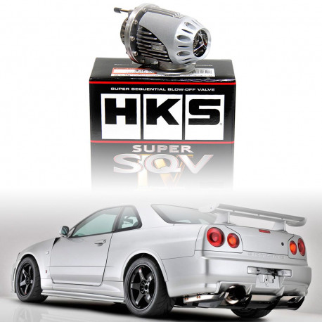 Valvole di sfiato BOV per marca di auto HKS Super SQV IV Blow Off Valve for Nissan Skyline R34 GT-R | race-shop.it