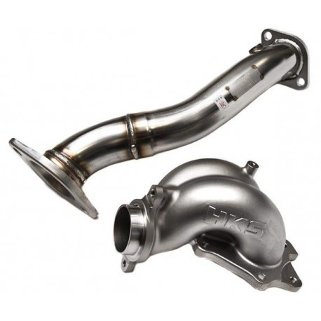 Down pipes e dump pipes HKS Downpipe elbow per Mitsubishi Lancer Evo X | race-shop.it