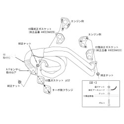 HKS Single Scroll Collettore di scarico per Subaru Impreza GR e GV (07-11)
