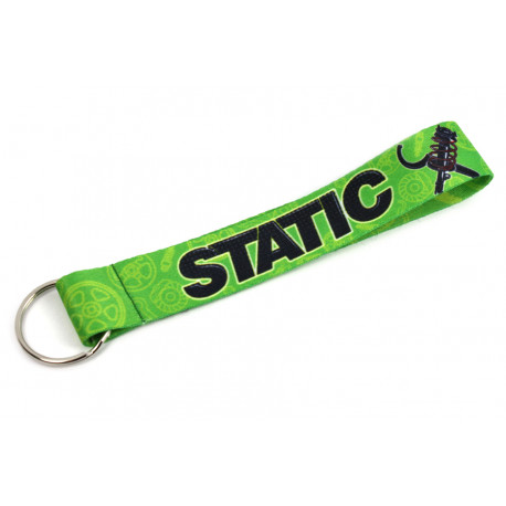 Portachiavi Short lanyard keychain "Static" - Green | race-shop.it