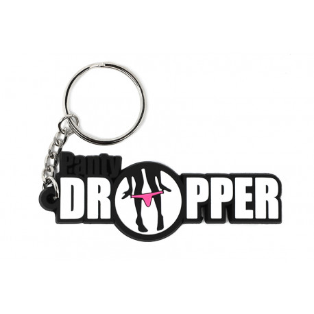 Portachiavi PVC rubber keychain "Panty Dropper" | race-shop.it