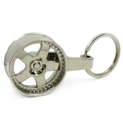 5-arms wheel keychain - various colours