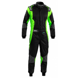Tuta da corsa omologata FIA SPARCO FUTURA, nero/verde