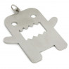 DOMO KUN bottle opener keychain - stainless steel