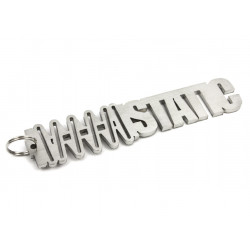 Static keychain - stainless steel