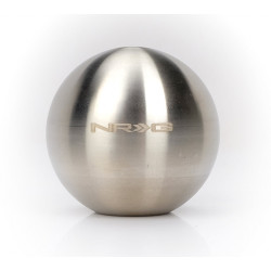 NRG pomello del cambio a sfera con peso, argento
